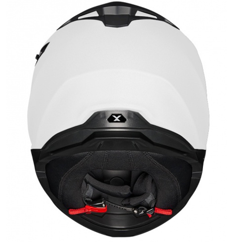 Integruotas motociklininko šalmas NEXX Y.100 CORE baltas