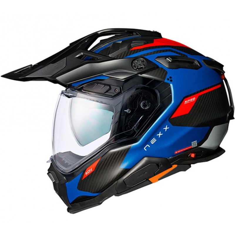 Enduro šalmas "Nexx X.WED3 Keyo" mėlynai raudonas išpardavimas