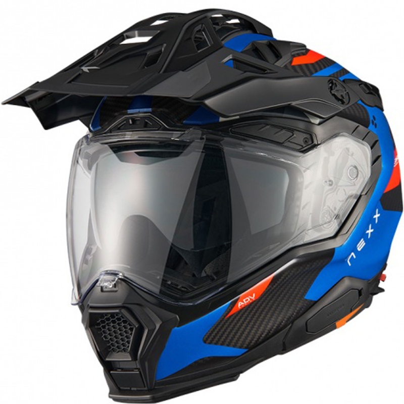 Enduro šalmas "Nexx X.WED3 Keyo" mėlynai raudonas išpardavimas