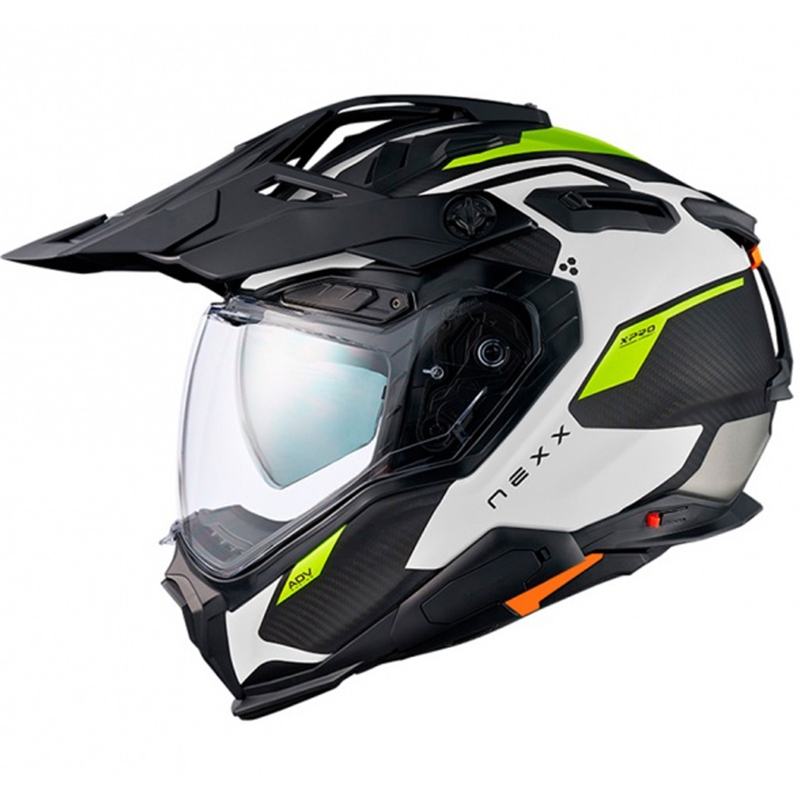 Enduro šalmas "Nexx X.WED3 Keyo white-fluo green