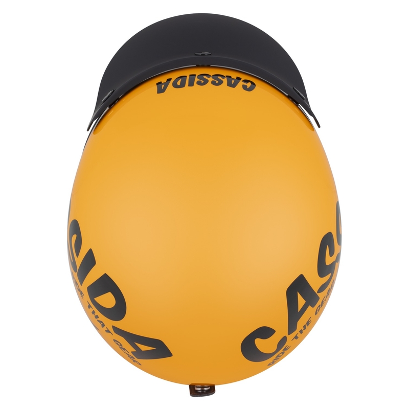 "Cassida Oxygen 2.0 Gear Open" motociklininko šalmas geltonos ir juodos spalvos