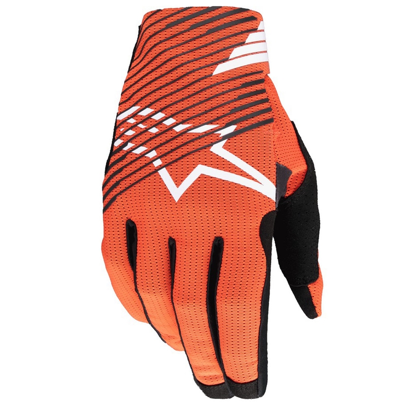 Alpinestars Radar Pro motokroso pirštinės oranžinės