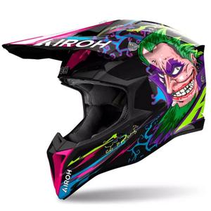 Motokroso šalmas Airoh Wraaap Music multicolor