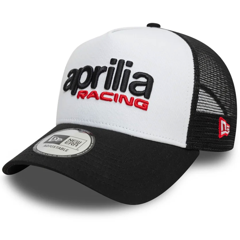 Kepurė Aprilia Trucker balta-juoda