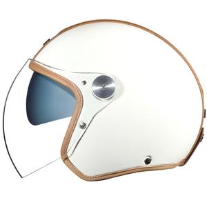 Atviras šalmas Nexx X.G30 Groovy SV baltai rudas