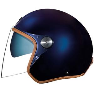 Atviras motociklininko šalmas Nexx X.G30 Clubhouse SV tamsiai mėlynas