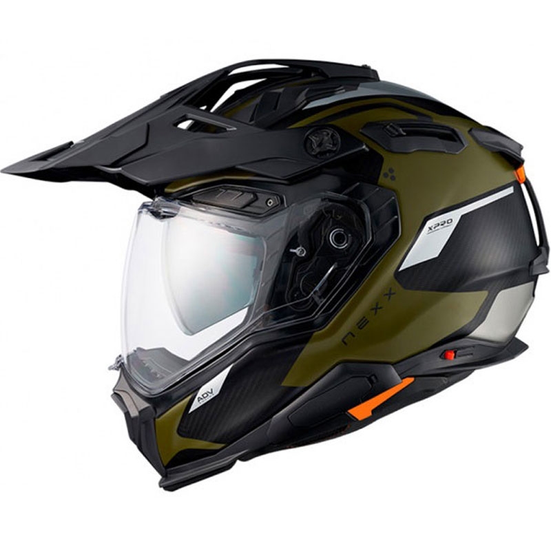 Enduro šalmas Nexx X.WED3 Keyo žalias-sidabrinis išpardavimas
