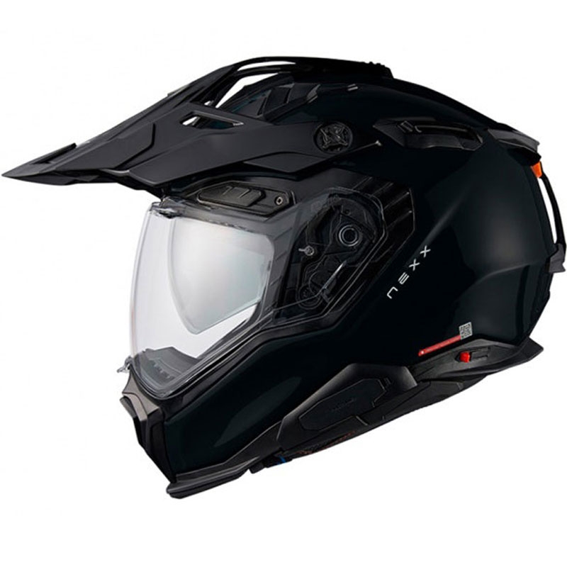 Enduro šalmas Nexx X.WED3 Paprastas juodas išpardavimas