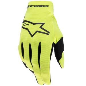 Vaikiškos motokroso pirštinės Alpinestars Radar fluo yellow-black