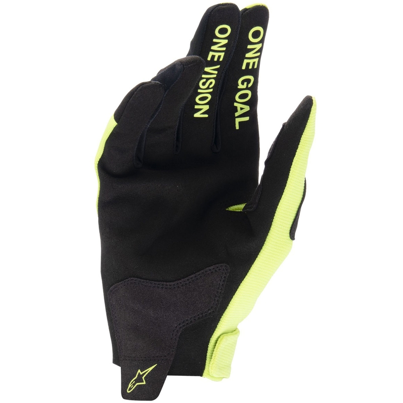 Vaikiškos motokroso pirštinės Alpinestars Radar fluo yellow-black