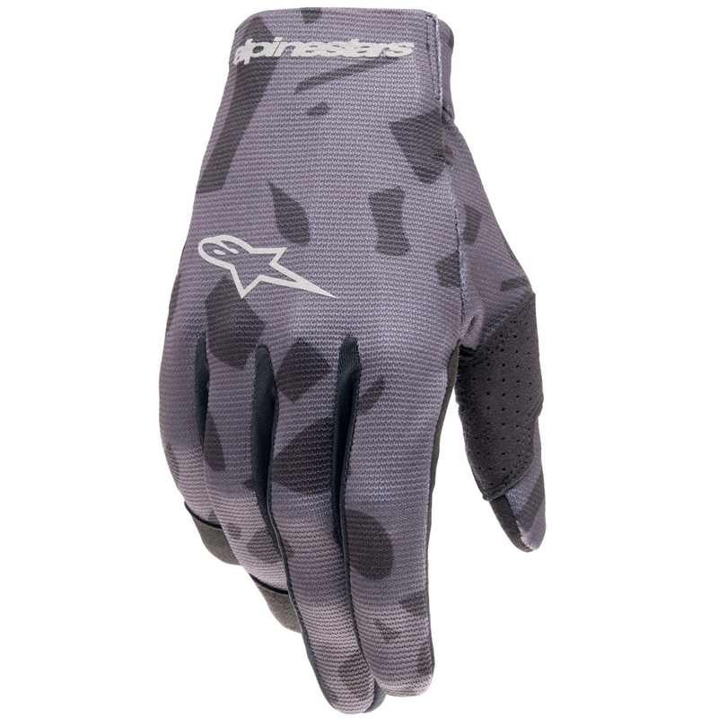 Vaikiškos motokroso pirštinės Alpinestars Radar pilkos, kamufliažinės, juodos