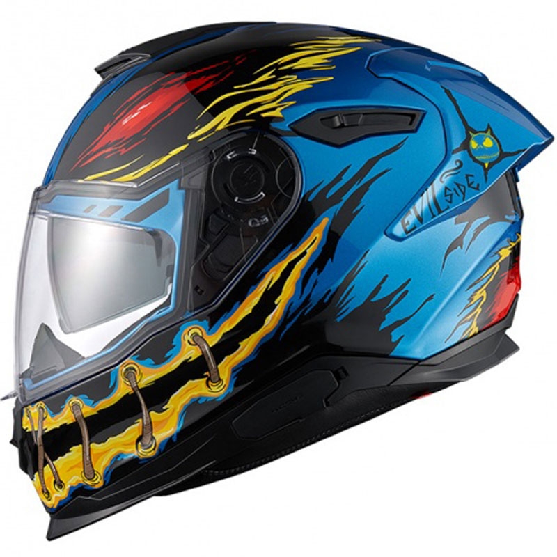 Integrální helma na motorku Nexx Y.100R Night Rider modrá výprodej