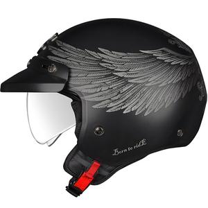 Atviras motociklininko šalmas NEXX Y.10 EAGLE RIDER juodai pilkas išpardavimas