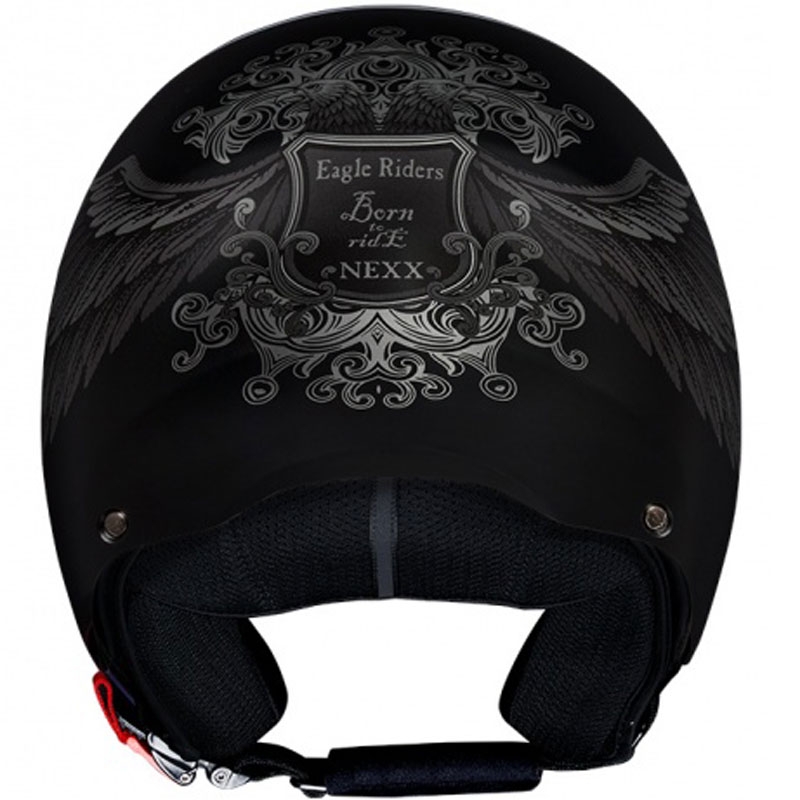 Atviras motociklininko šalmas NEXX Y.10 EAGLE RIDER juodai pilkas išpardavimas