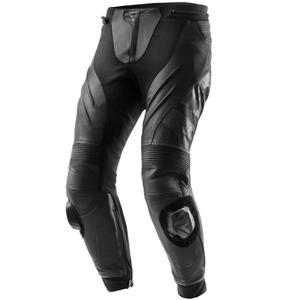 Rebelhorn Inferno juodos odinės motociklininko kelnės