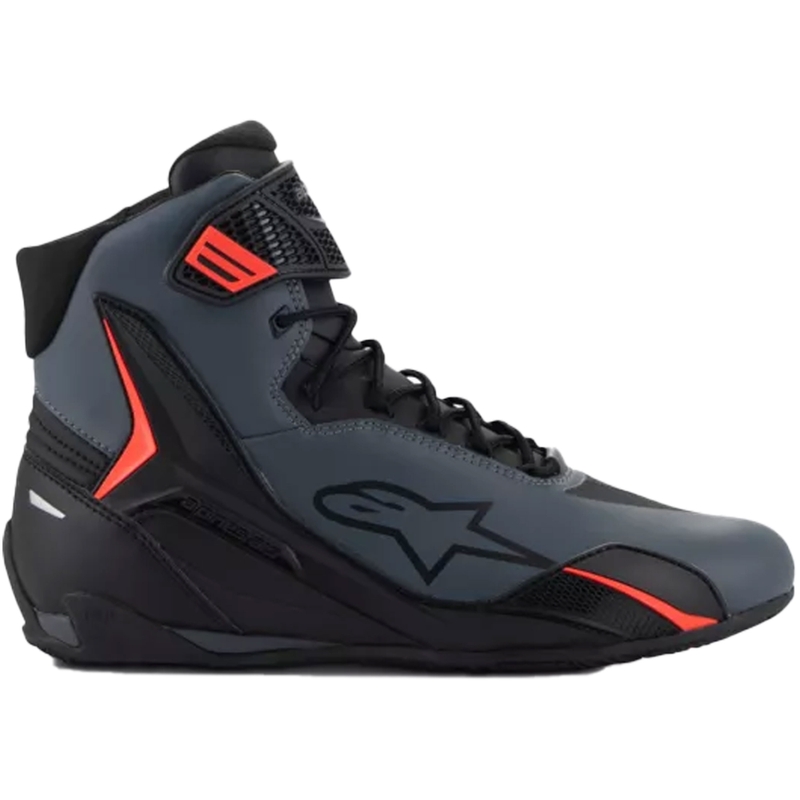 Alpinestars Faster-4 black-grey-fluo red motociklininko batai