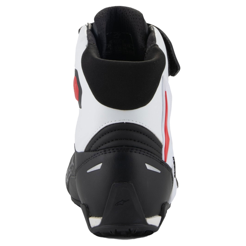 Alpinestars Faster-4 juodi, balti ir raudoni motociklininko batai