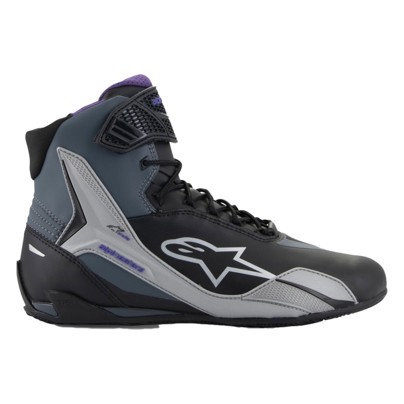 Moteriški Alpinestars Stella Faster-4 Black-Grey-Purple motociklininkų batai