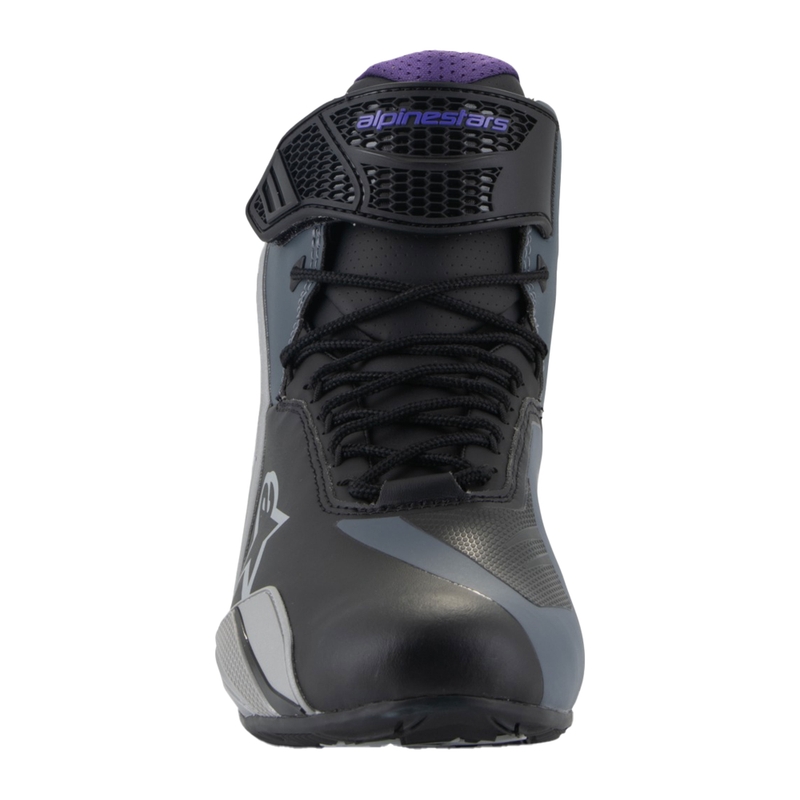 Moteriški Alpinestars Stella Faster-4 Black-Grey-Purple motociklininkų batai
