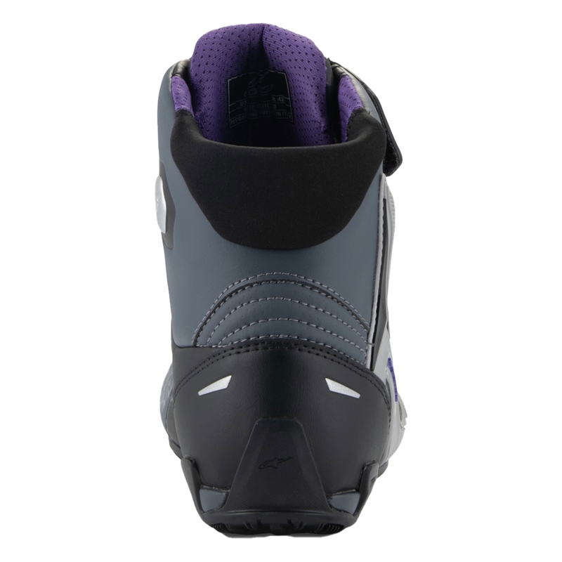 Moteriški Alpinestars Stella Faster-4 Black-Grey-Purple motociklininkų batai
