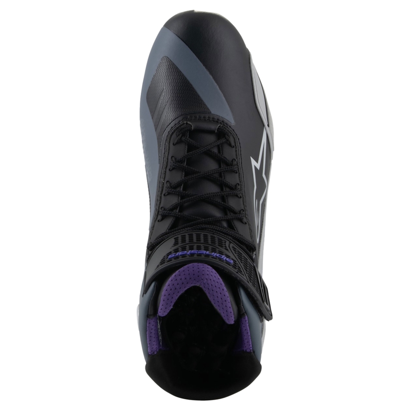 Moteriški Alpinestars Stella Faster-4 Black-Grey-Purple motociklininkų batai
