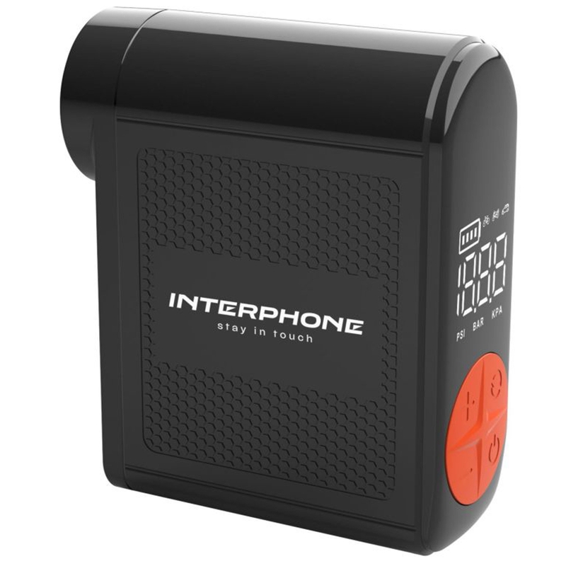 Mini AKU kompresorius "Interphone" juodas