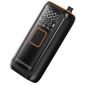 Išmanusis AKU kompresorius "Interphone" juodas