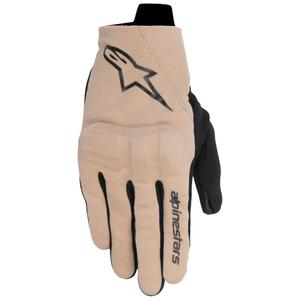 Alpinestars Reef V2 motociklininko pirštinės smėlio juodos spalvos