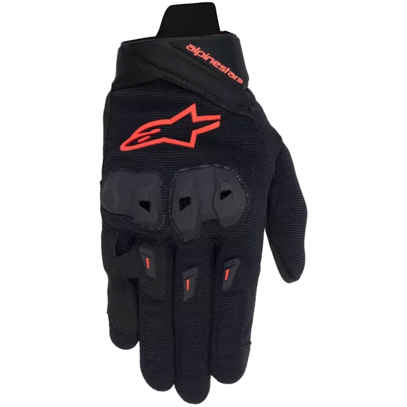 Alpinestars Stella SP X 1 Black-Fluo Red Moteriškos motociklininko pirštinės