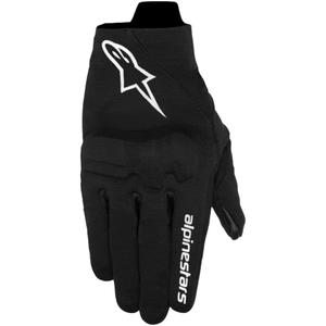 Alpinestars Reef V2 Moteriškos juodai baltos motociklininko pirštinės