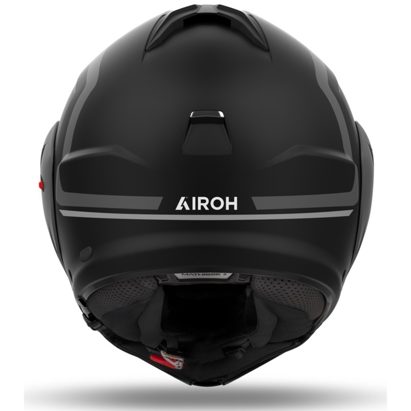 Airoh Mathisse 2 Genius matinis pilkas apverčiamas motociklininko šalmas