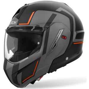 Airoh Mathisse 2 Genius apverčiamas motociklininko šalmas matinis oranžinis