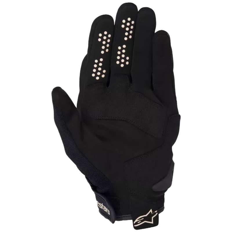 "Alpinestars Chrome V2" juodos ir smėlio spalvos motociklininko pirštinės