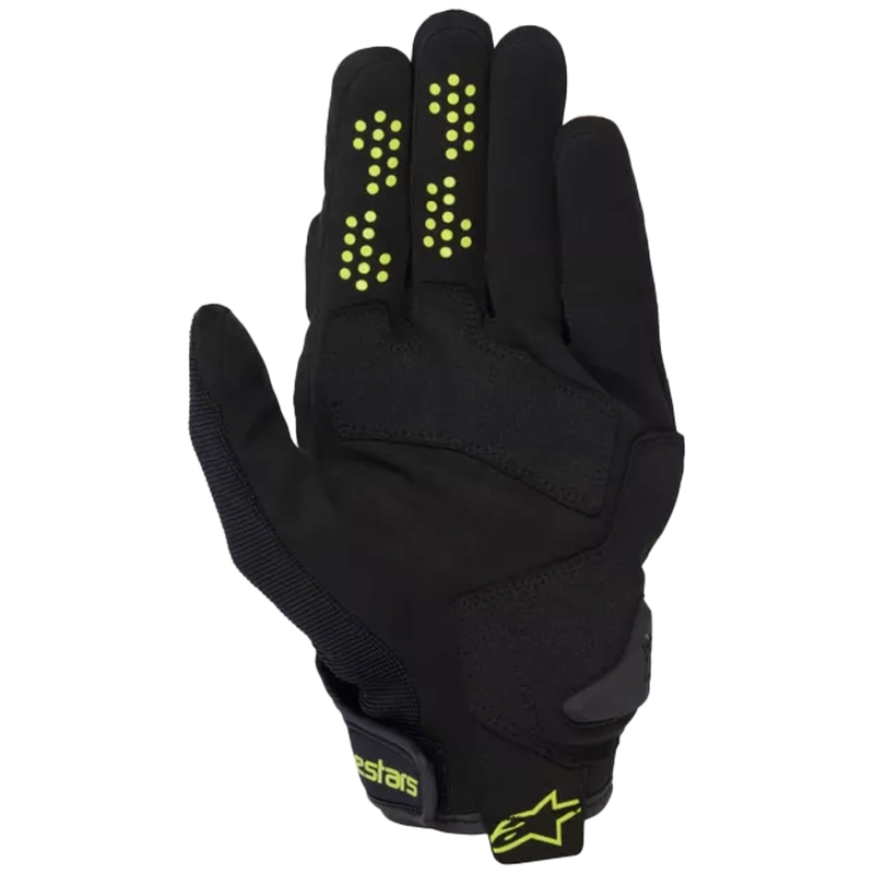 Alpinestars Chrome V2 motociklininko pirštinės tamsiai chaki-juoda-geltona