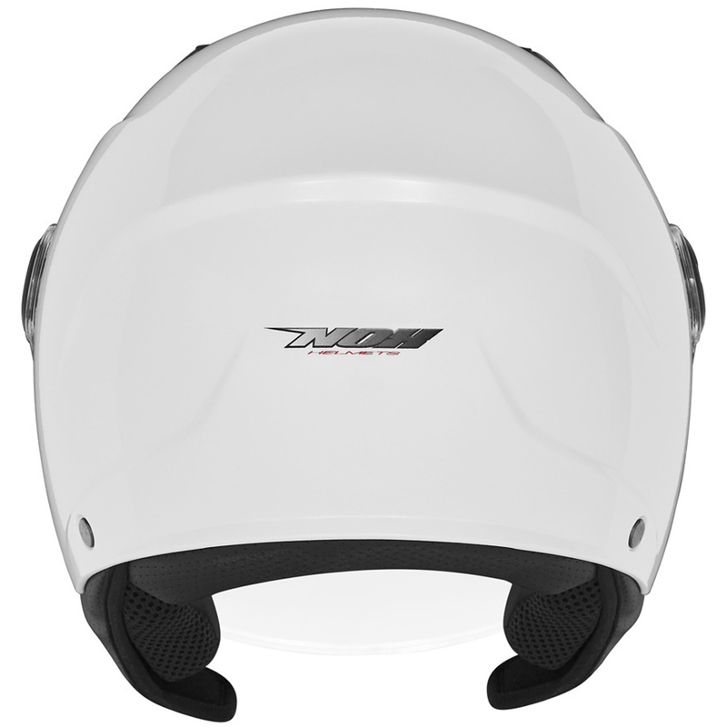 Vaikiškas atviras motociklininko šalmas NOX N710 baltas