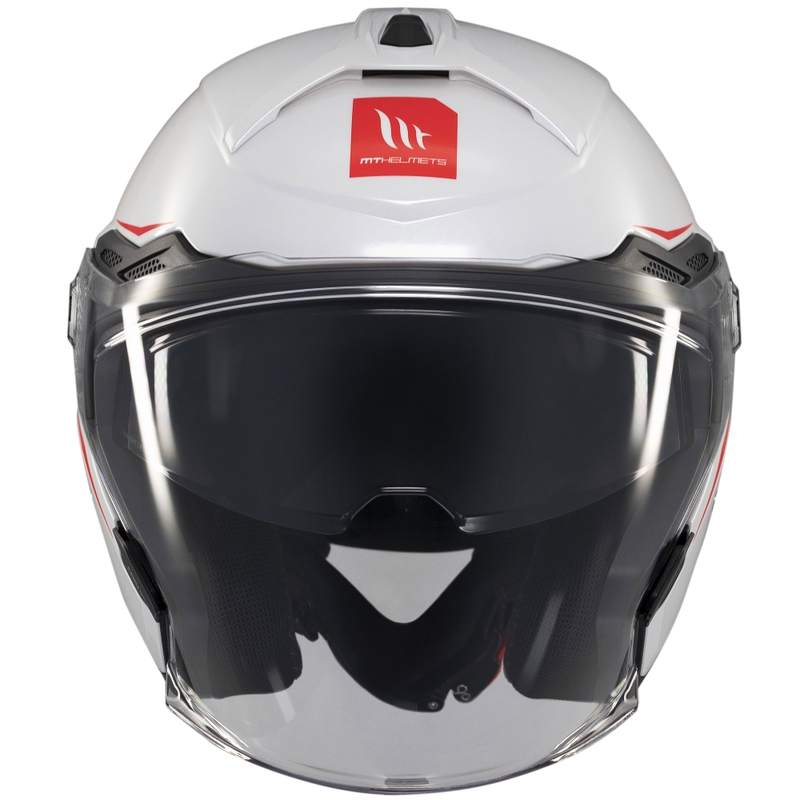 Atviras šalmas MT Cosmo SV glossy white