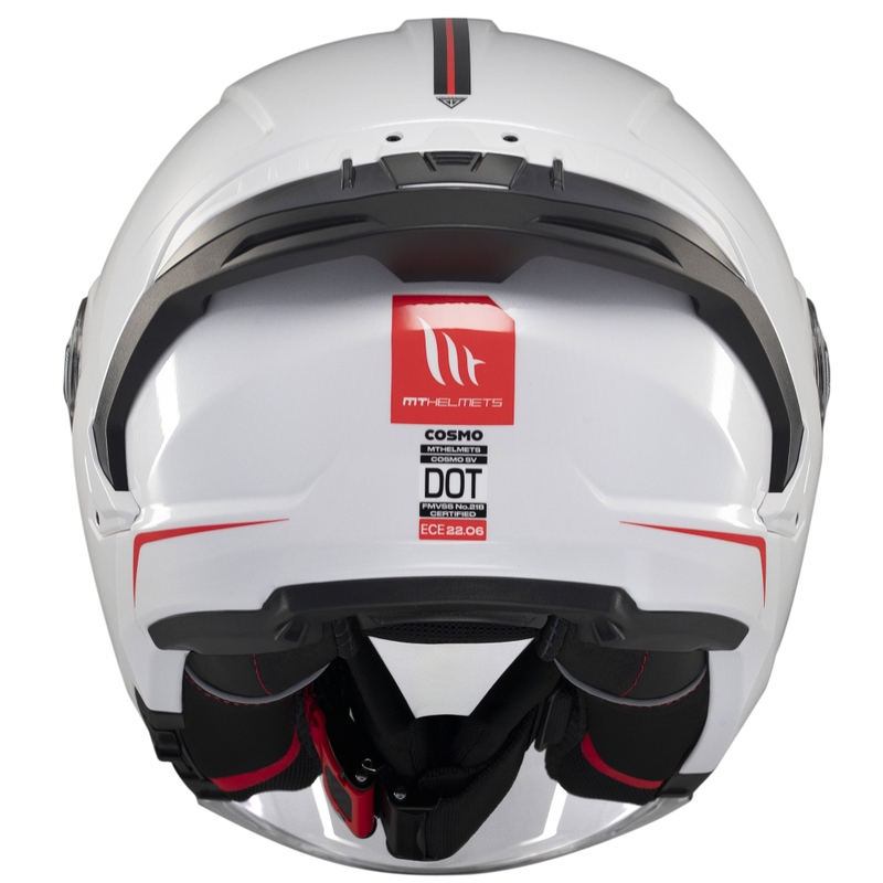 Atviras šalmas MT Cosmo SV glossy white