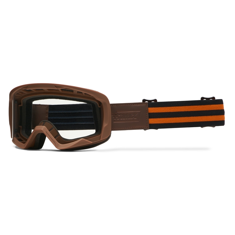 Motokroso akiniai "iMX Endurance Rust brown-orange with orange plexi