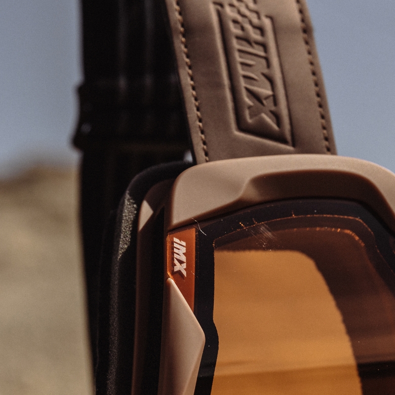 Motokroso akiniai "iMX Endurance Rust brown-orange with orange plexi