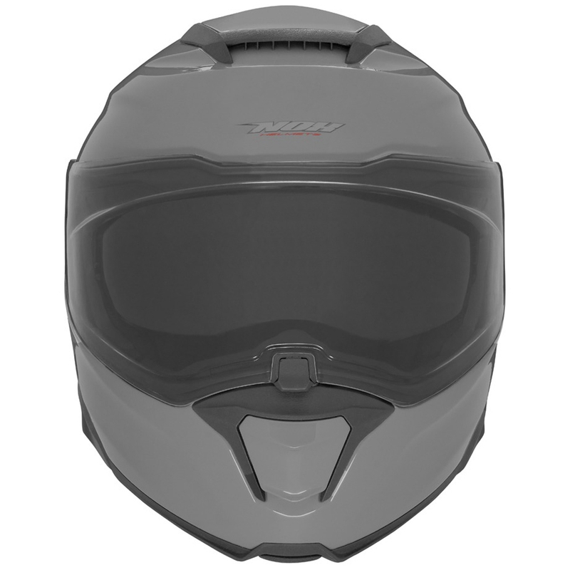 Atlenkiamas motociklo šalmas NOX N967 pilkas