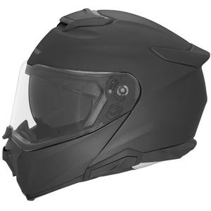 Atlenkiamas motociklo šalmas NOX N967 matinės juodos spalvos