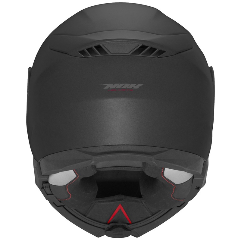 Atlenkiamas motociklo šalmas NOX N967 matinės juodos spalvos