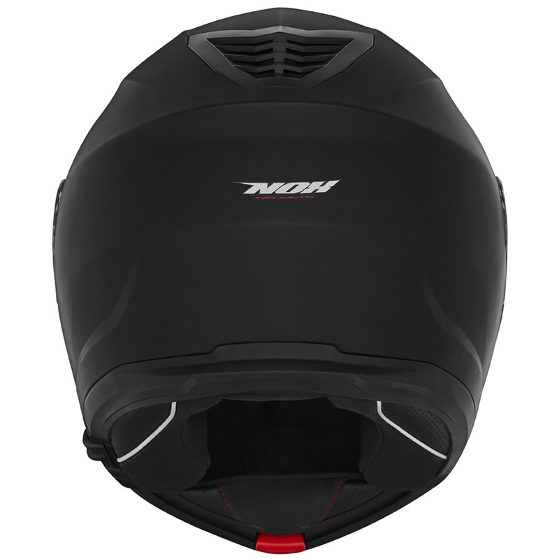 NOX N968 motociklininko šalmas matinės juodos spalvos