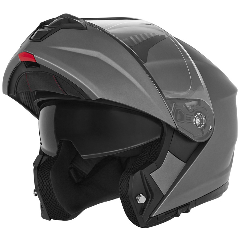 NOX N968 motociklininko šalmas titano spalvos