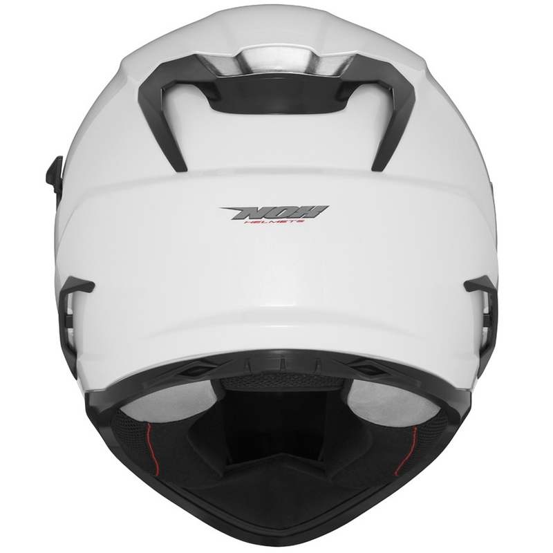 Integruotas motociklininko šalmas NOX N304S baltas