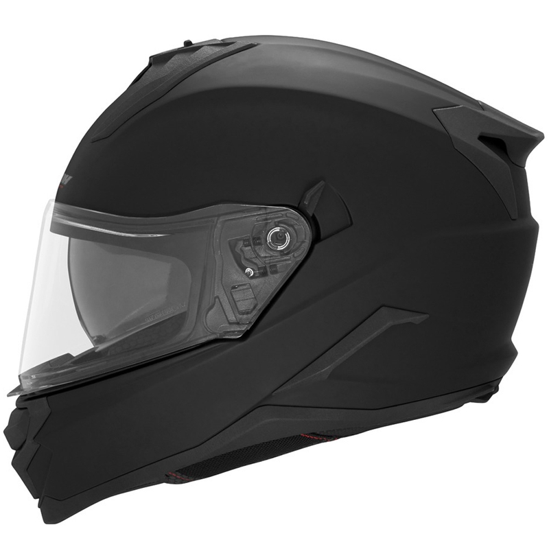 NOX N304S integralus motociklininko šalmas matinės juodos spalvos