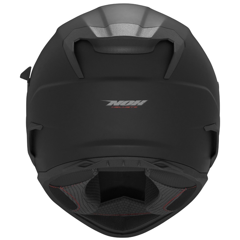 NOX N304S integralus motociklininko šalmas matinės juodos spalvos
