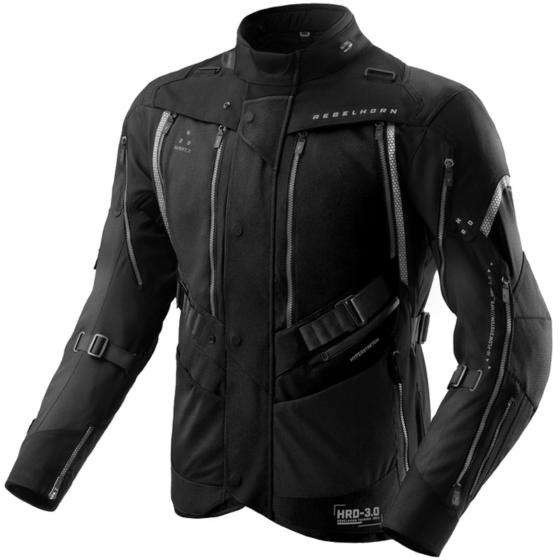 Rebelhorn Hardy 3.0 juoda motociklininko striukė