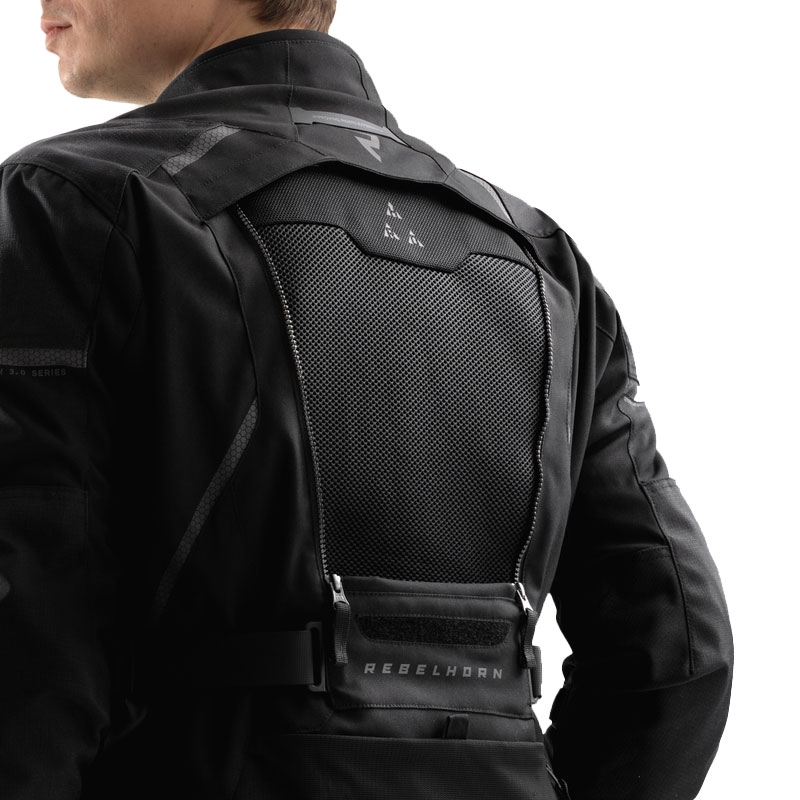 Rebelhorn Hardy 3.0 juoda motociklininko striukė