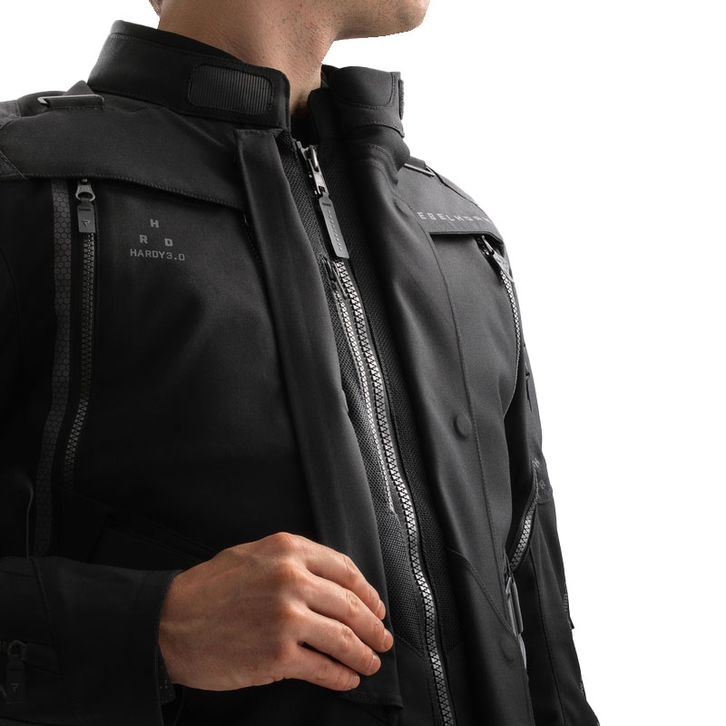 Rebelhorn Hardy 3.0 juoda motociklininko striukė